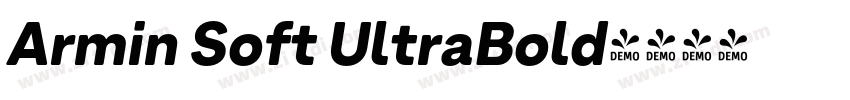 Armin Soft UltraBold字体转换